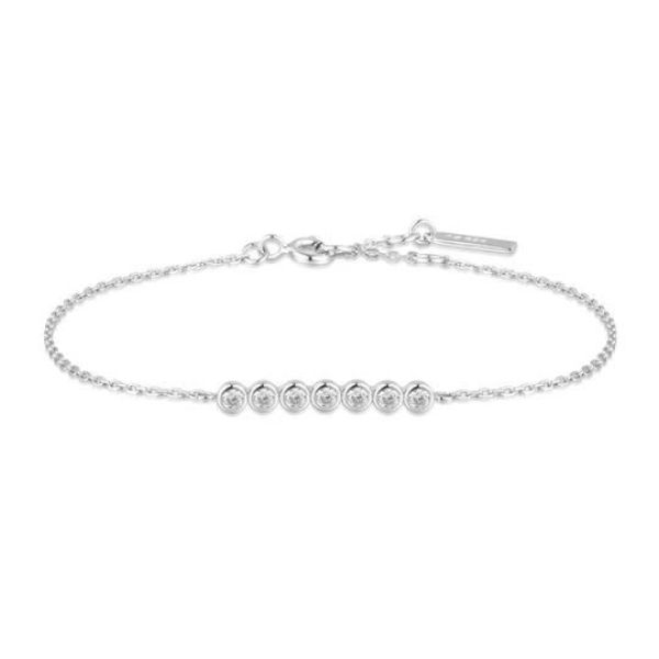 Ania Haie Armband zilver Dames (Armband - b058-02h silver bezel set brac) - Illi Roeselare - Accessories & Fashion