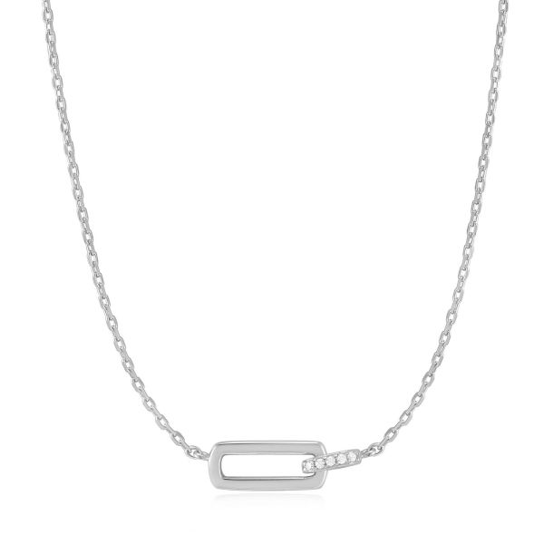 Ania Haie Ketting zilver Dames (Ketting - N037-01H Interlock) - Illi Roeselare - Accessories & Fashion