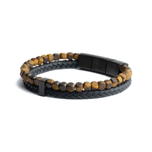 Gemini Armband Mix Heren (Armband Double Tiger - 035) - Illi Roeselare - Accessories & Fashion
