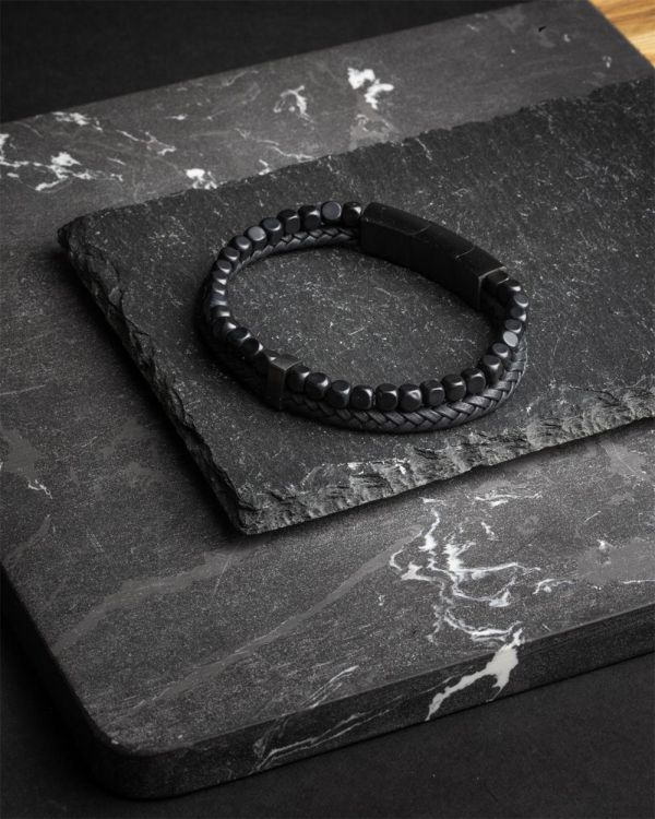 Gemini Armband zwart Heren (Armband Double - 031) - Illi Roeselare - Accessories & Fashion