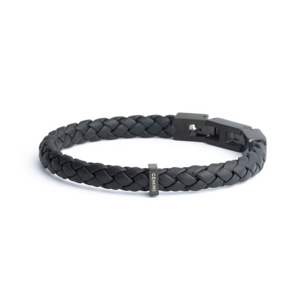 Gemini Armband zwart Heren (Armband Una - 041) - Illi Roeselare - Accessories & Fashion
