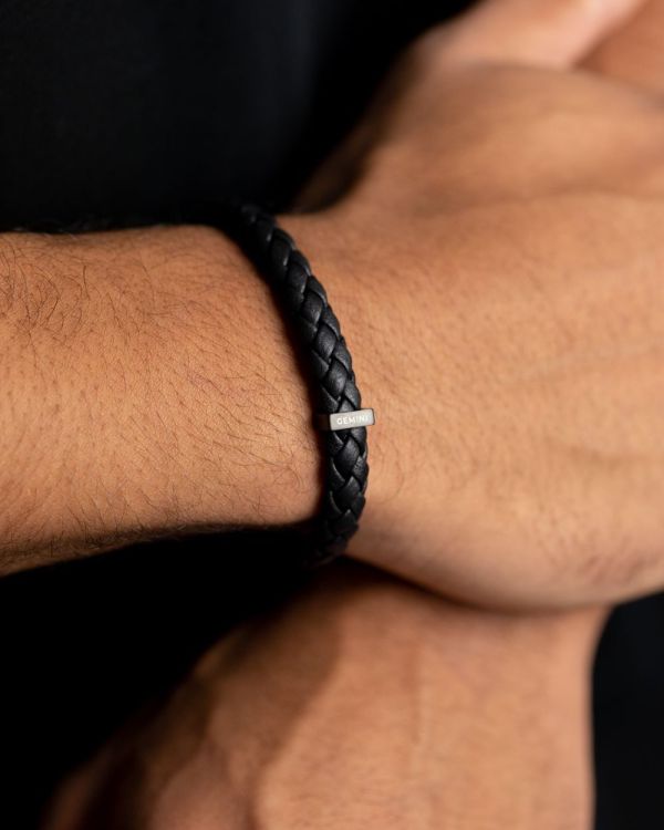 Gemini Armband zwart Heren (Armband Una - 041) - Illi Roeselare - Accessories & Fashion