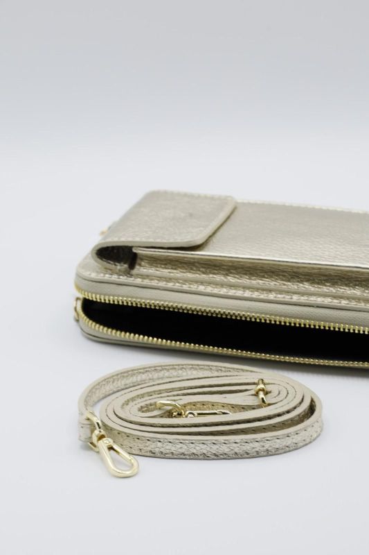Illi crossover Goud Dames (Portemonnee + gsm houder - 9000701) - Illi Roeselare - Accessories & Fashion