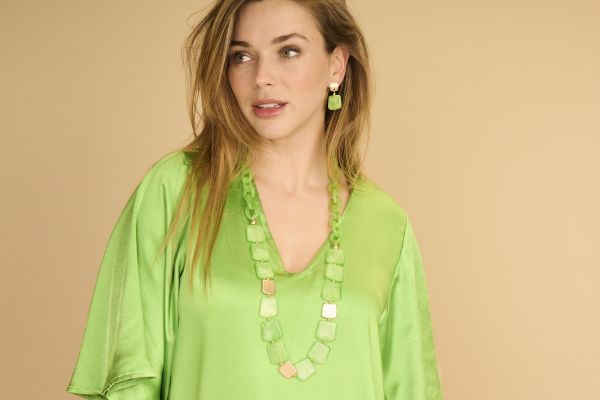 les Cordes COLLIER Groen Dames (KAMPENLANG - 77936231) - Illi Roeselare - Accessories & Fashion