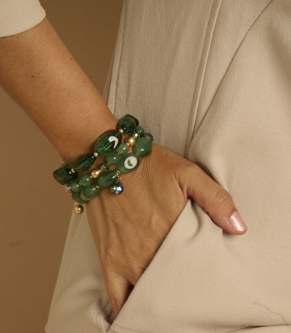 les Cordes Armband Groen Dames (KEE (AB) - 77937192) - Illi Roeselare - Accessories & Fashion