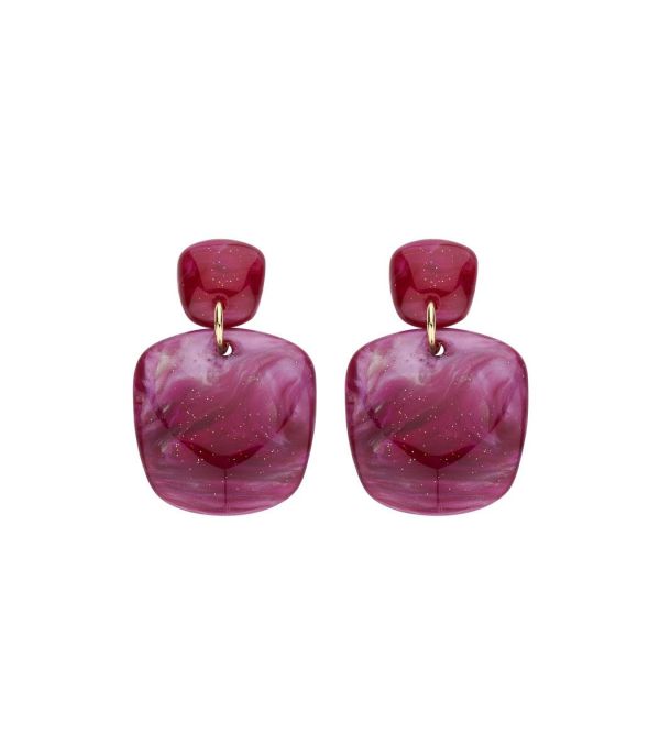 les Cordes OORBELLEN Aubergine Dames (KOB23 (OB) - 77937100) - Illi Roeselare - Accessories & Fashion