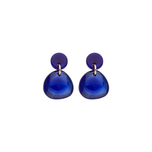 les Cordes OORBELLEN Donkerblauw Dames (KOB25 (OB) - ) - Illi Roeselare - Accessories & Fashion