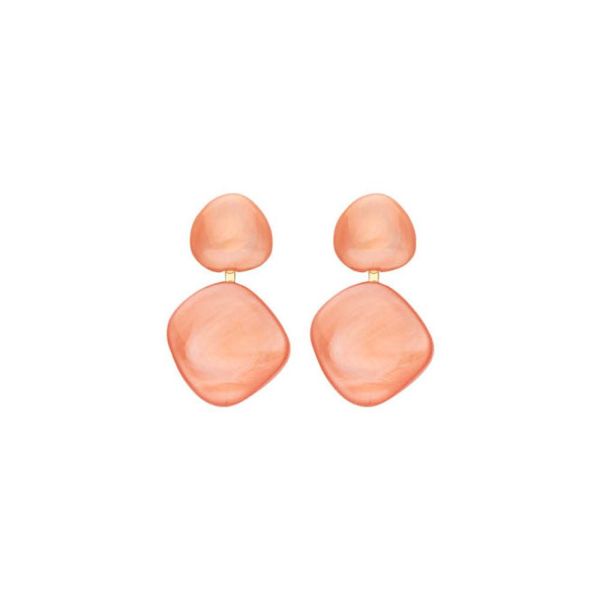 les Cordes OORBELLEN Oranje/Zalm Dames (KODI (OB) - 77937892) - Illi Roeselare - Accessories & Fashion