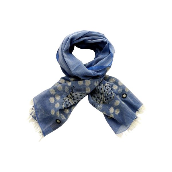les Cordes Sjaals blauw Dames (LCSCARVES128 - 77936409) - Illi Roeselare - Accessories & Fashion