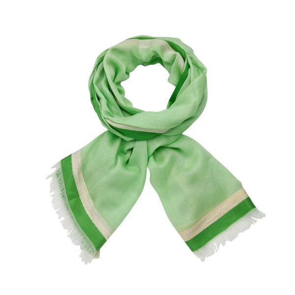 les Cordes Sjaals Groen Dames (LCSCARVES175 - 77937598) - Illi Roeselare - Accessories & Fashion