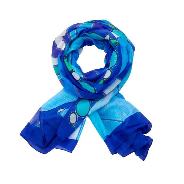 les Cordes Sjaals MULTI BLAUW Dames (LCSCARVES196 - 77938474) - Illi Roeselare - Accessories & Fashion