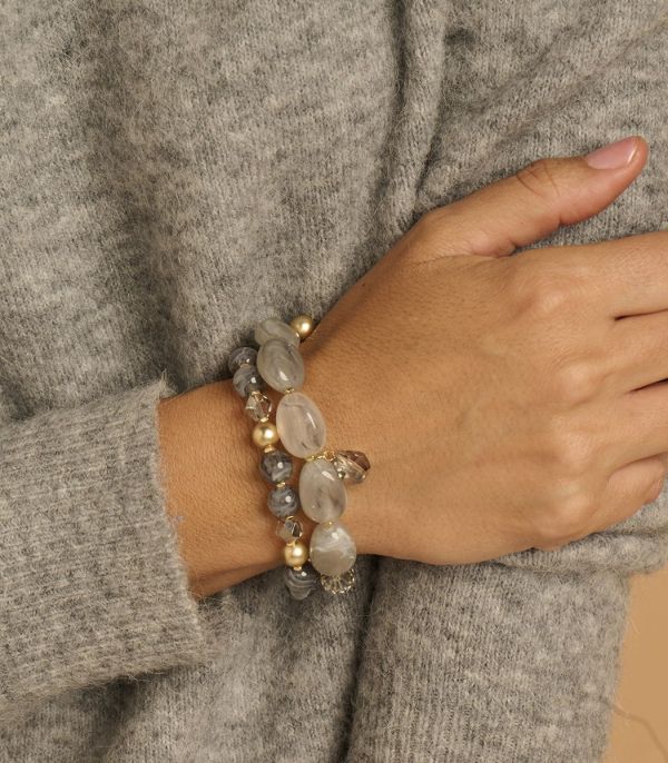 les Cordes Armband Grijs Dames (PAN78 (AB) - ) - Illi Roeselare - Accessories & Fashion