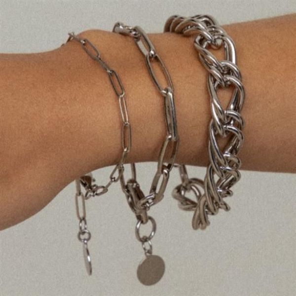 Souvenirs de Pomme Armband zilver Dames (Armband Milan - cha112) - Illi Roeselare - Accessories & Fashion