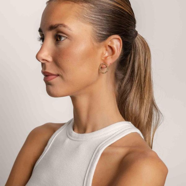 Souvenirs de Pomme OORBELLEN Champagne Dames (Oorbellen Noelle shortie - ea383) - Illi Roeselare - Accessories & Fashion
